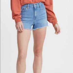Levi’s Raw Hem Denim Shorts